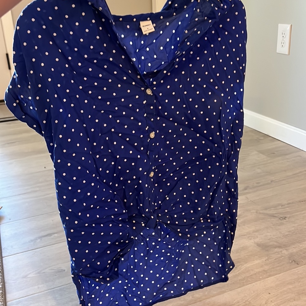 Tie Front Button Down ๐ - Picture 2 of 8